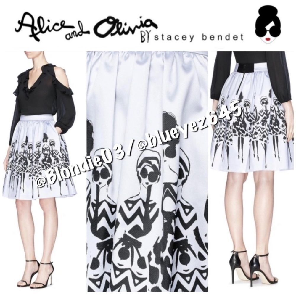 Alice + Olivia “Fanny” Stacey skirt 0